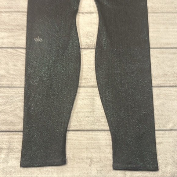 Women’s Alo Yoga Alosoft Ribbed High Waist Shimmer Leggings size L - Picture 8 of 13